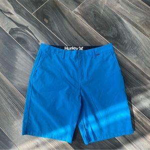 mens blue shorts from Hurley size 34